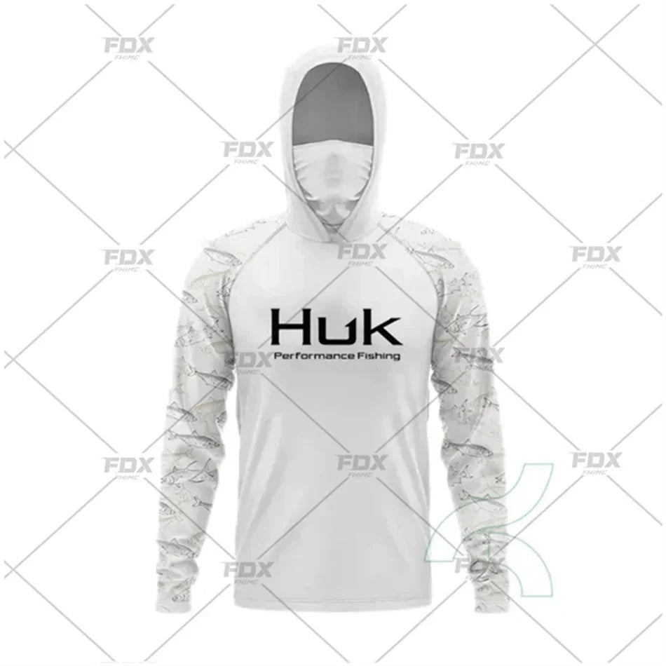 HUK Fishing Hoodie – UPF UV Protection, Anti-Mosquito