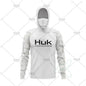 HUK Fishing Hoodie Shirt – UV Protection, Long Sleeve, Neck Gaiter, Anti-Mosquito