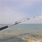 GTOFYU Saltwater Trolling Rod 50KG – 2-Piece, Roller Guides, 1.98M/2.1M