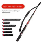 Adjustable Fishing Rod Strap – Neoprene Rod Holder Belt, Portable & Protective