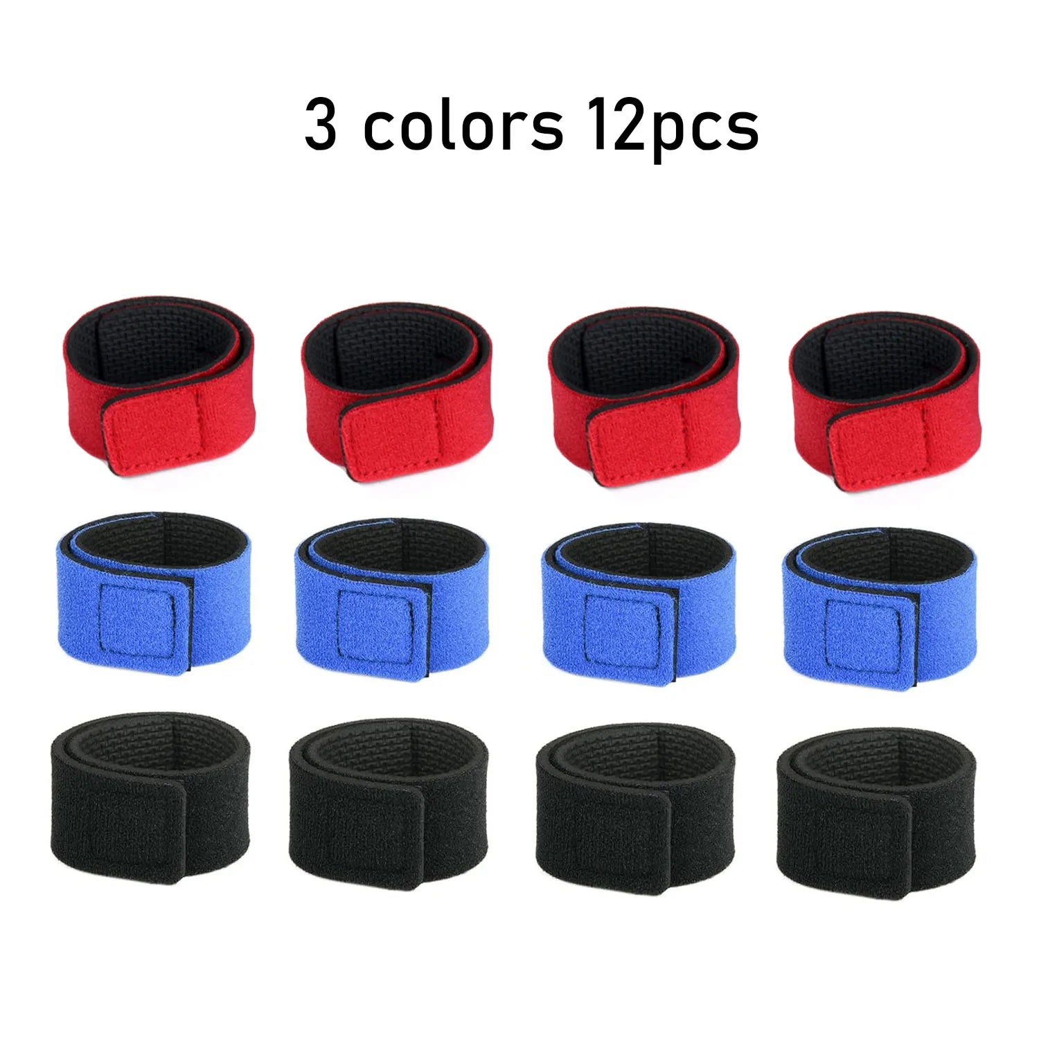 Maris Lure Fishing Rod Strap Holder Belt – Elastic Velcro 2/6/12Pcs