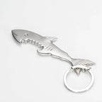 Shark Bottle Opener Keychain – Zinc Alloy, Fishing Gift Accessory