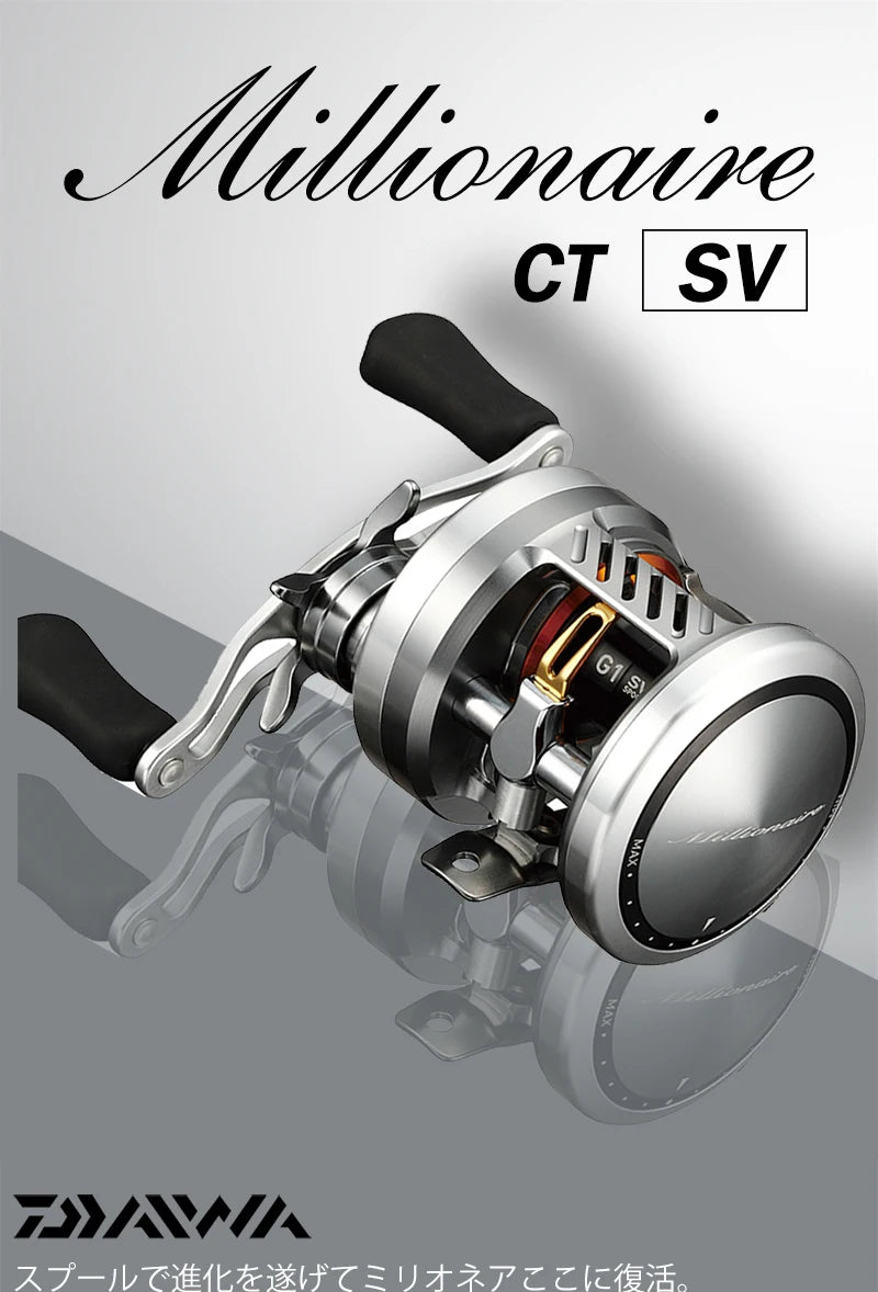Daiwa Millionaire CT SV Saltwater Baitcasting Reel – 6.3:1 | 70H/70HL/70SH/70SHL