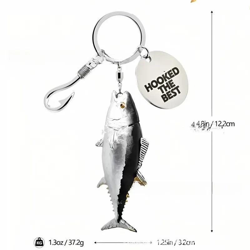 Realistic Fish Keychain – Resin Marine Animal Pendant | 13cm | 11 Designs