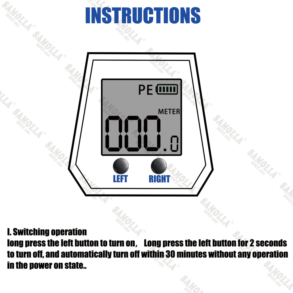 SAMOLLA Electronic Baitcasting Reel – LED Display