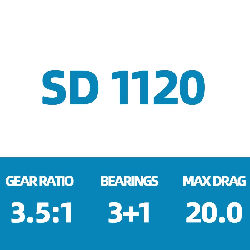 Shimano Activecast SD Surfcast Spinning Reel – 20KG Drag, 3+1BB