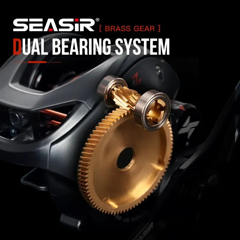 SEASIR Cast X2 Baitcasting Reel 7.3:1 High-Speed