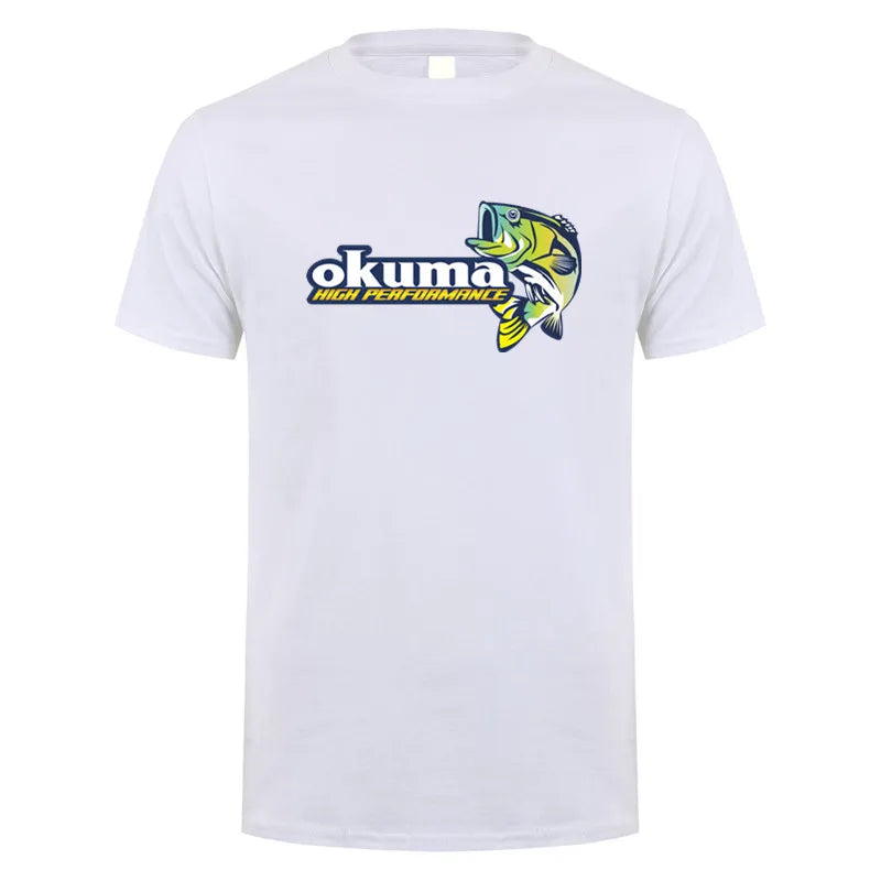 Okuma Fishing T-Shirt – Men's Cotton Short Sleeve Fisherman Tee | S–4XL