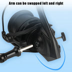 Saltwater Spinning Fishing Reel 24KG Max Drag – Metal Spool, 8000–14000 Series