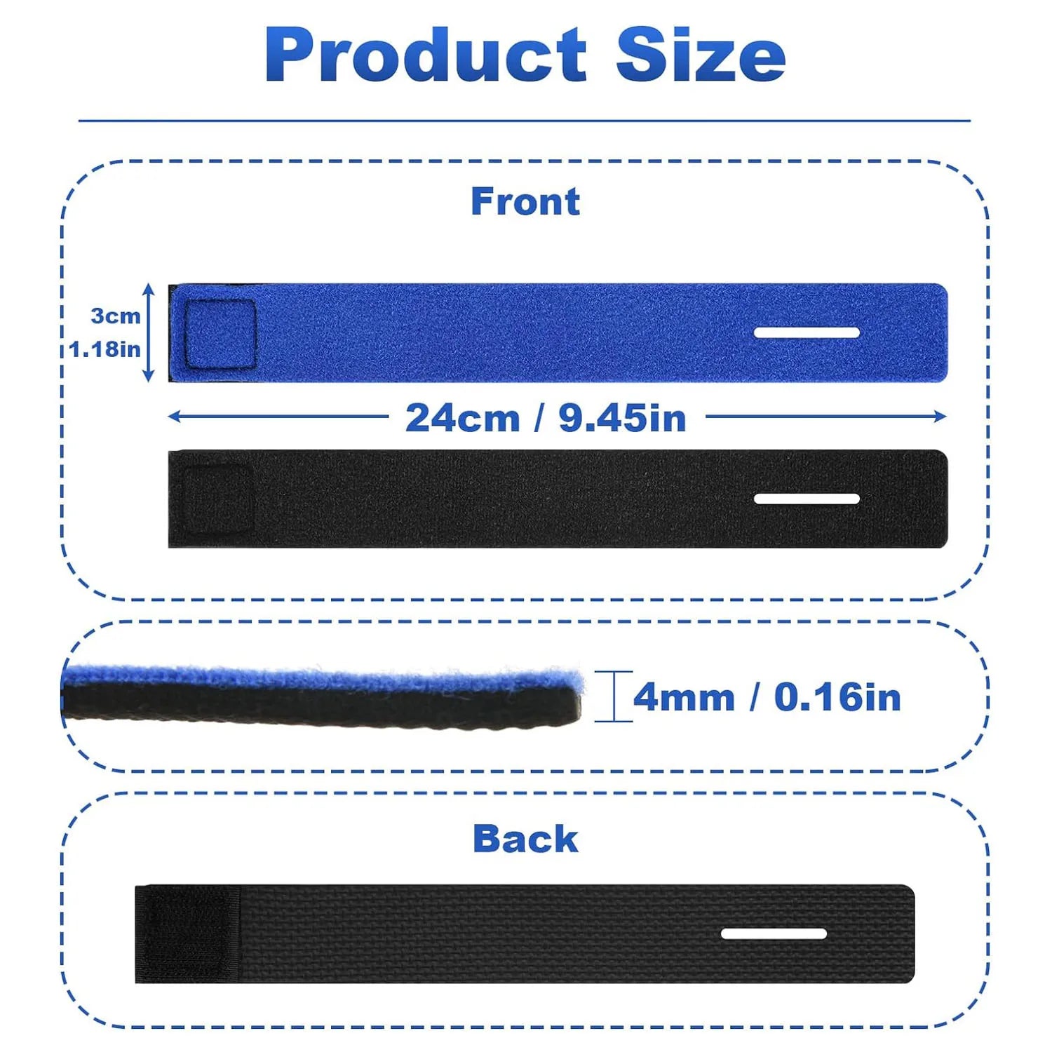 Maris Lure Fishing Rod Strap Holder Belt – Elastic Velcro 2/6/12Pcs