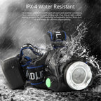 LED Rechargeable Headlamp 1000LM – Waterproof, 3 Modes, 18650 Battery, Outdoor Camping & Night Fishing