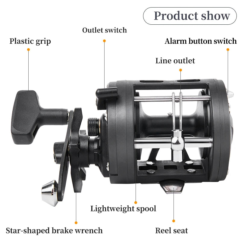 Billings Trolling Drum Reel – 33lb Max Drag