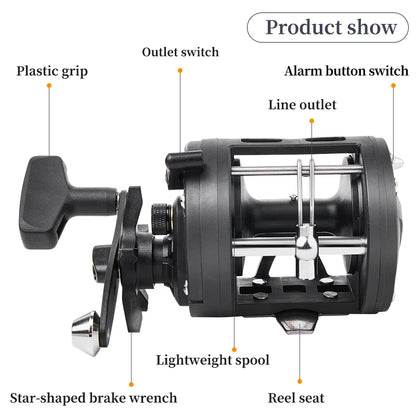 Billings Trolling Drum Reel 33lb Max Drag