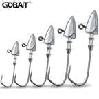 Maris Jig Head Hook 5pcs | 3.5g–35g Barbed Crank Hook for Soft Lures