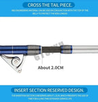 GTOFYU Saltwater Trolling Rod 50KG – 2-Piece, Roller Guides, 1.98M/2.1M