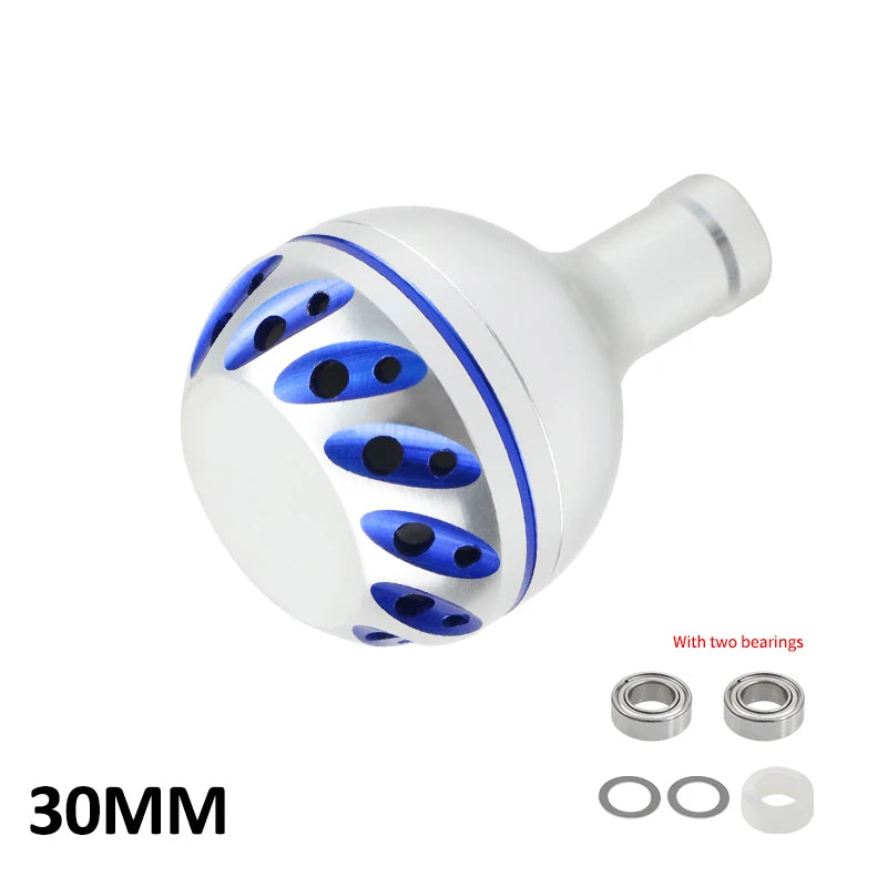 EKfan Aluminum Fishing Reel Handle Knob – 30/35/38mm, 4MM Shaft