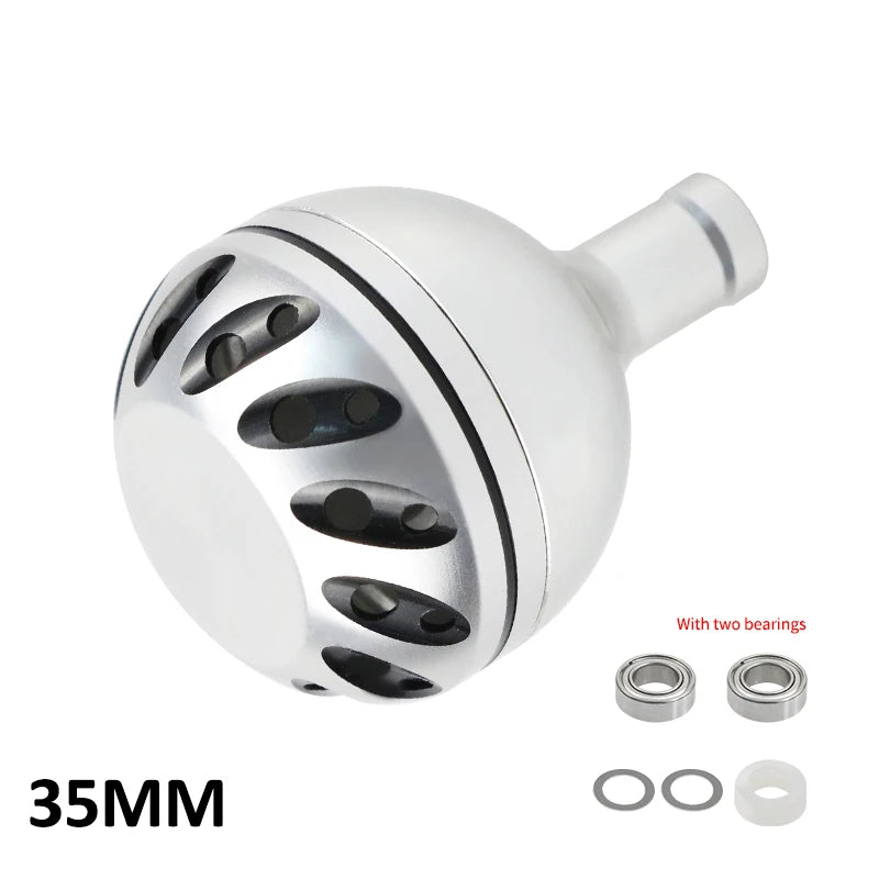 EKfan Aluminum Fishing Reel Handle Knob – 30/35/38mm, 4MM Shaft