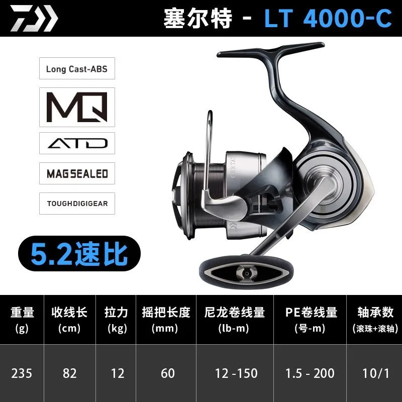 Maris Lure Daiwa Certate 2024 Spinning Reel – 12+1BB | 12KG | AIRDRIVE DESIGN | Made in Japan