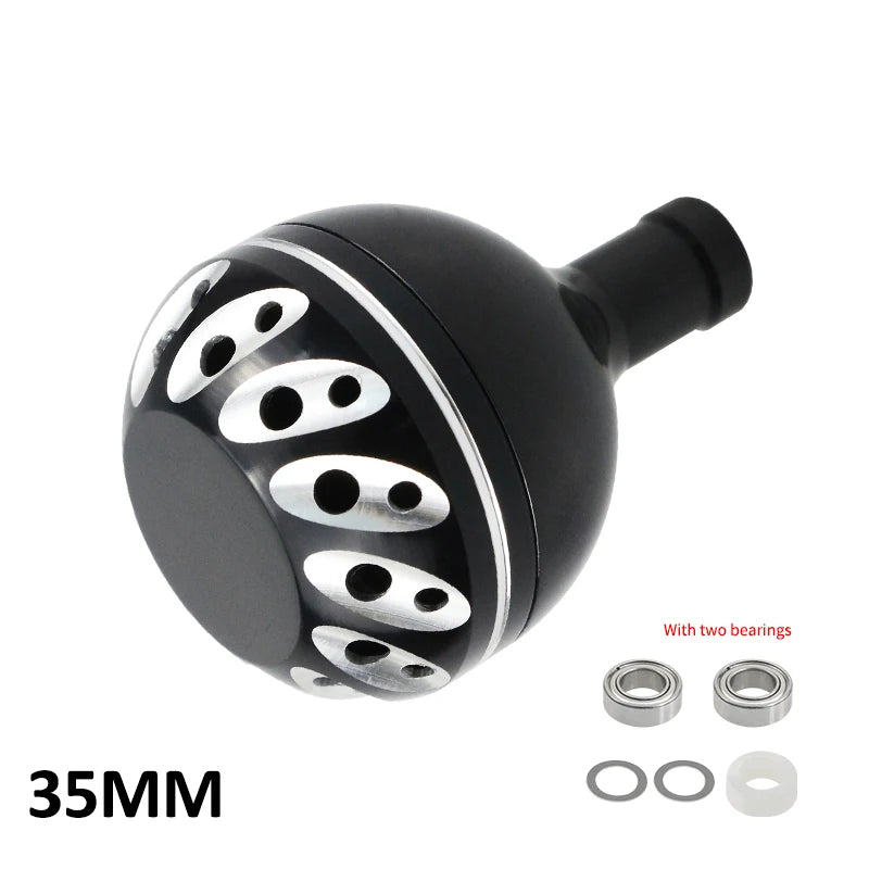 EKfan Aluminum Fishing Reel Handle Knob – 30/35/38mm, 4MM Shaft