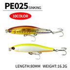 Maris Lure Pencil Lure 8cm 16g – Slow Sinking Jerkbait Swimbait