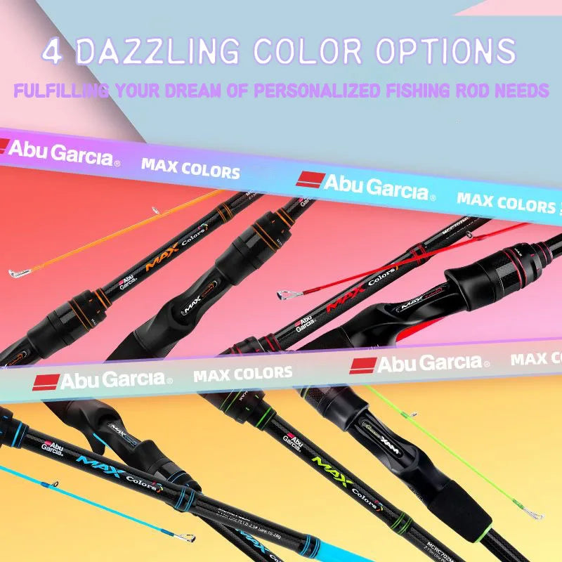 Abu Garcia Rainbow Lure Rod | Casting & Spinning 4 Colors