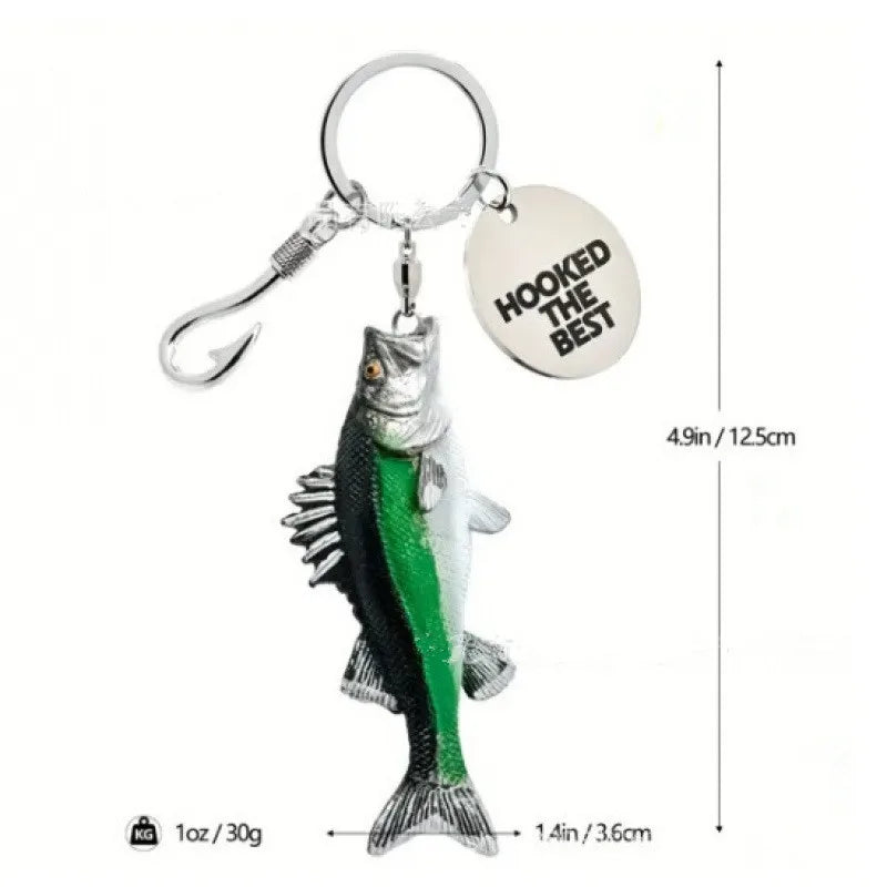 Realistic Fish Keychain – Resin Marine Animal Pendant | 13cm | 11 Designs