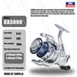 Spinning Reel KA Second Generation Gap-Free Lure Micro Universal Long Casting Metal Slant Mouth Shallow Line Cup Fishing Reel