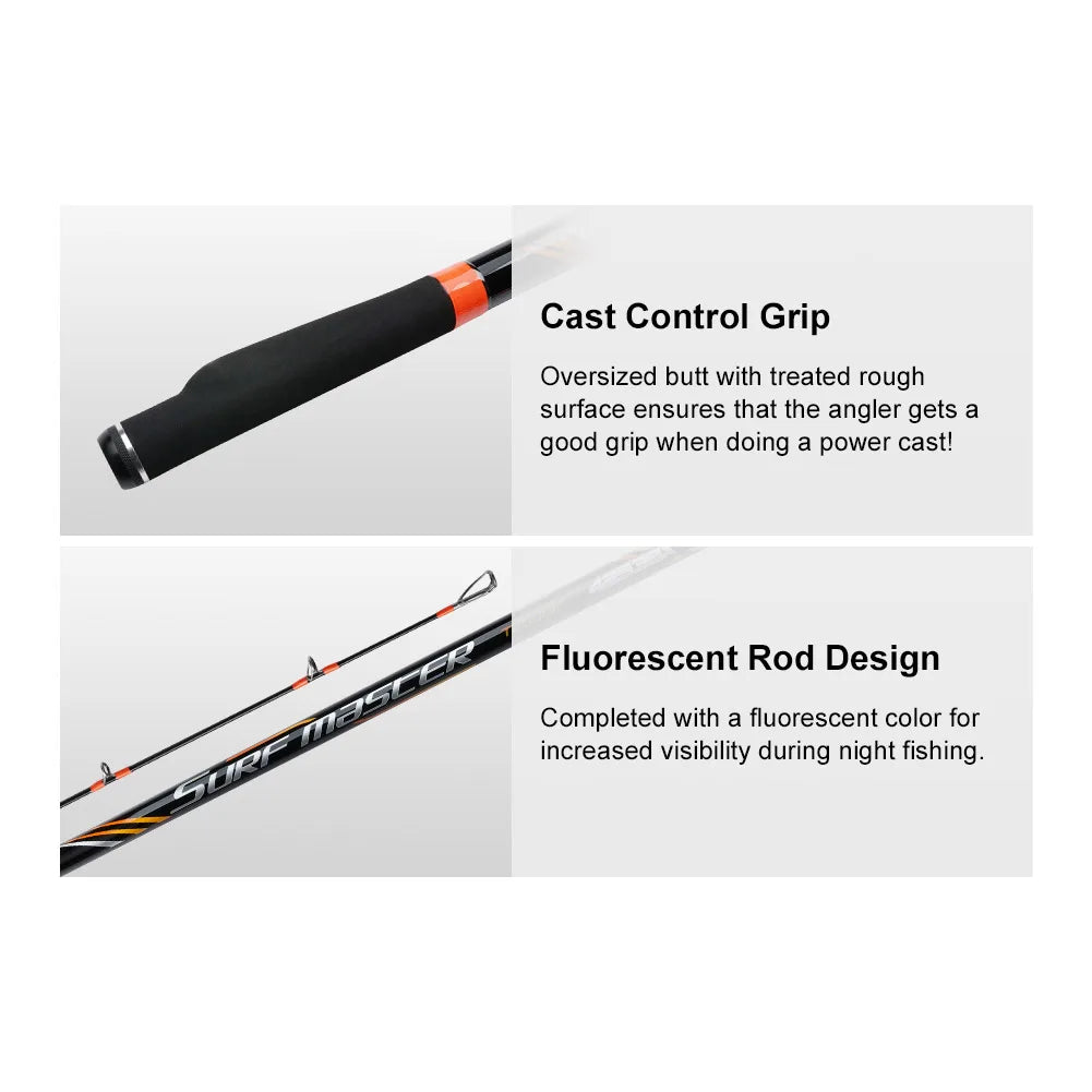 NOEBY Surf Master 4253BX Surfcasting Rod 4.25m 3-Section Carbon