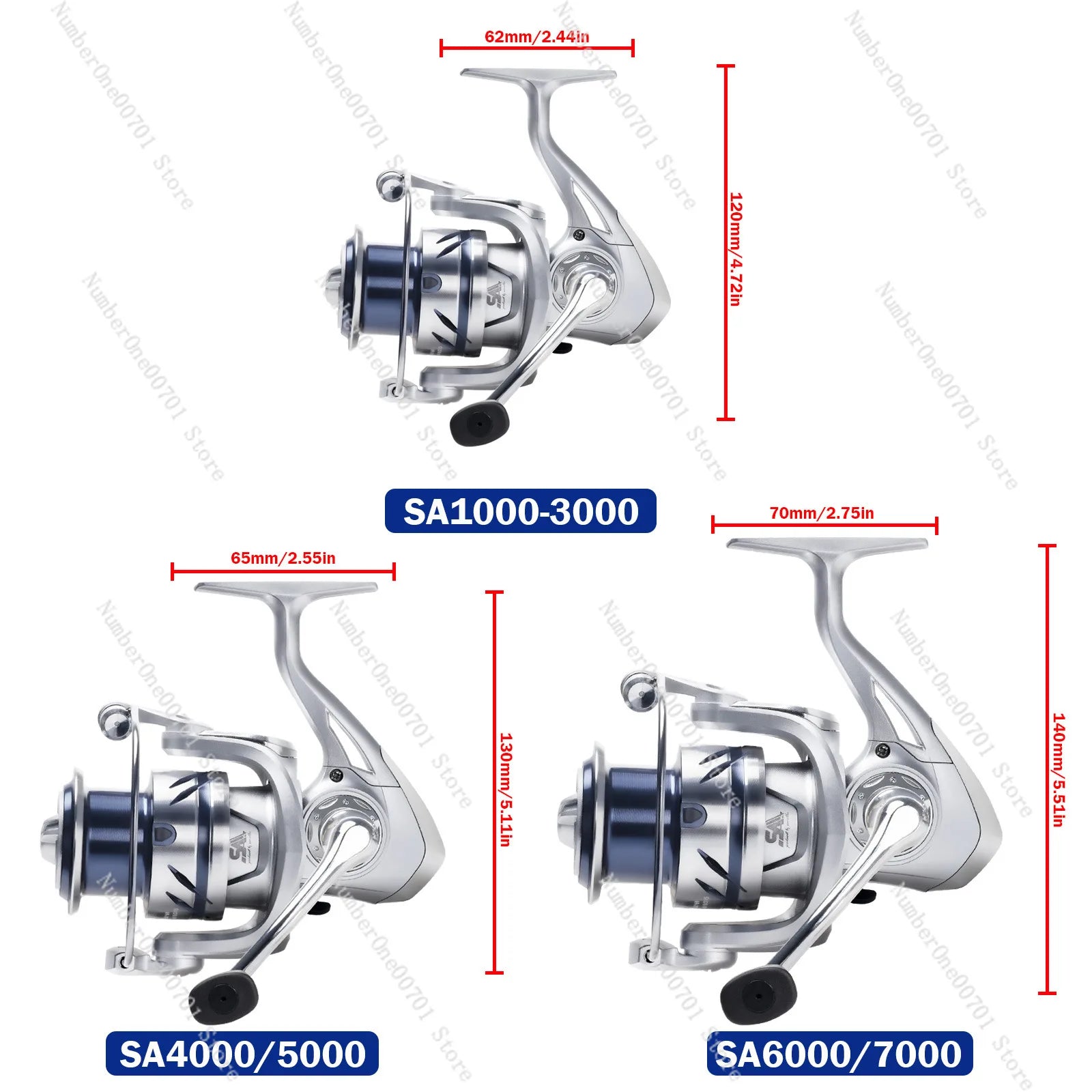 Maris KA Gen2 Long Cast Spinning Reel