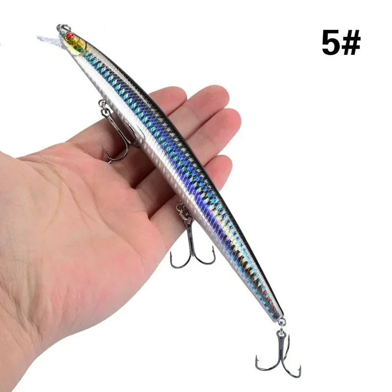 Maris Minnow Fishing Lure 18cm 24g | 25 Colors Laser Crankbait Hard Bait