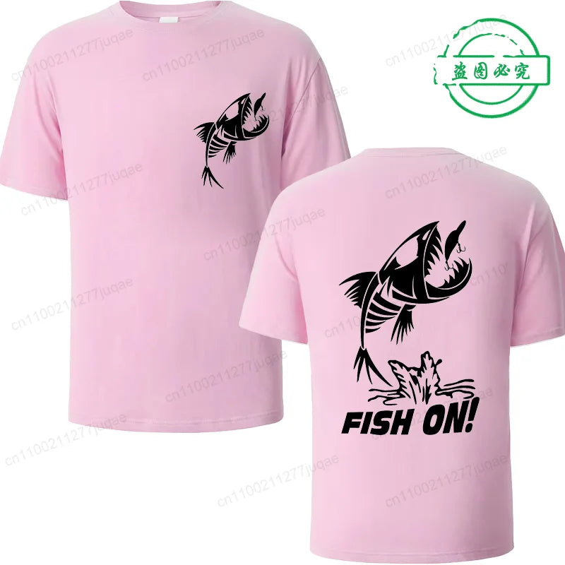 Funny Fisherman T-Shirt – Casual O-Neck Short Sleeve Tee | XXS–4XL