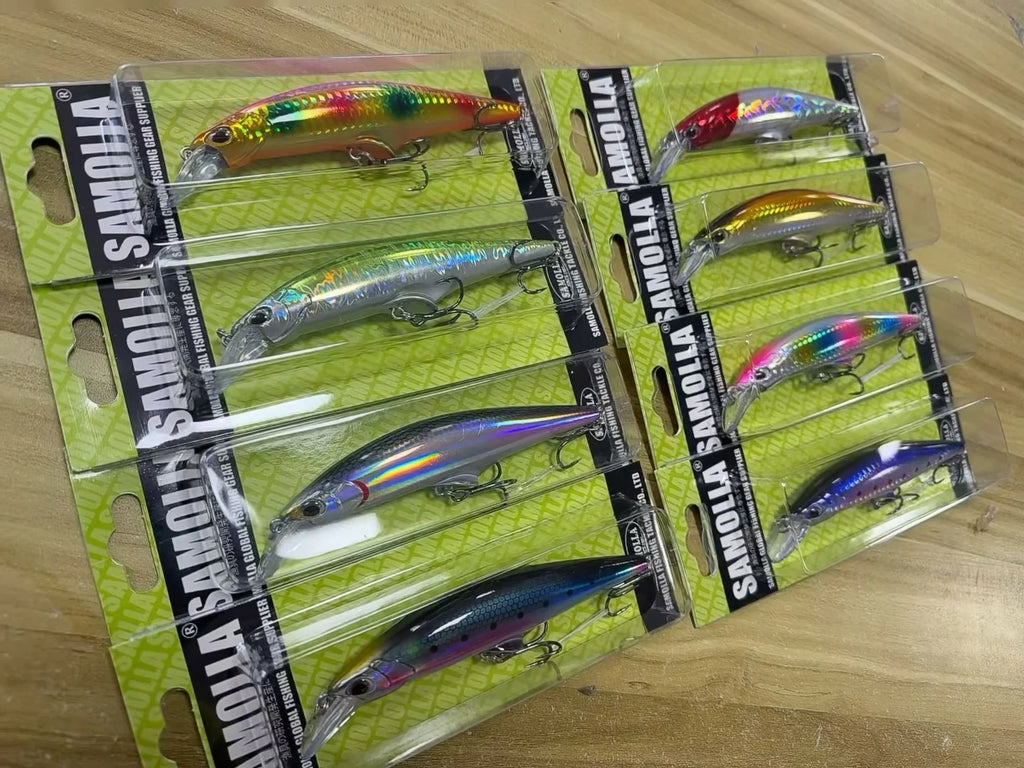 SAMOLLA Sinking Minnow Fishing Lure 120mm 45g 8 Colors