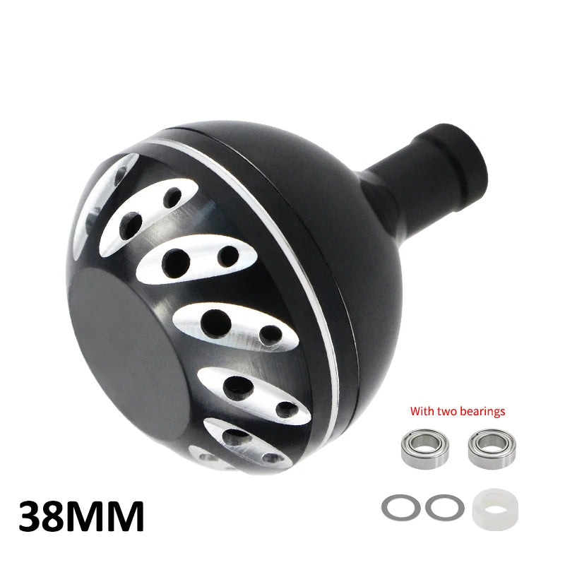 EKfan Aluminum Fishing Reel Handle Knob – 30/35/38mm, 4MM Shaft