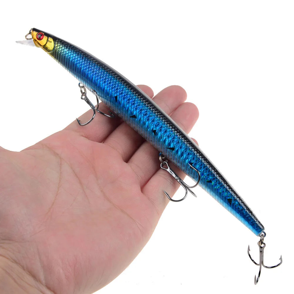 Maris Minnow Fishing Lure 18cm 24g | 25 Colors Laser Crankbait Hard Bait