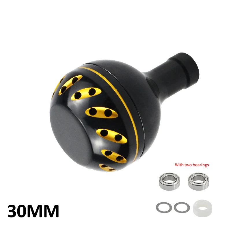 EKfan Aluminum Fishing Reel Handle Knob – 30/35/38mm, 4MM Shaft