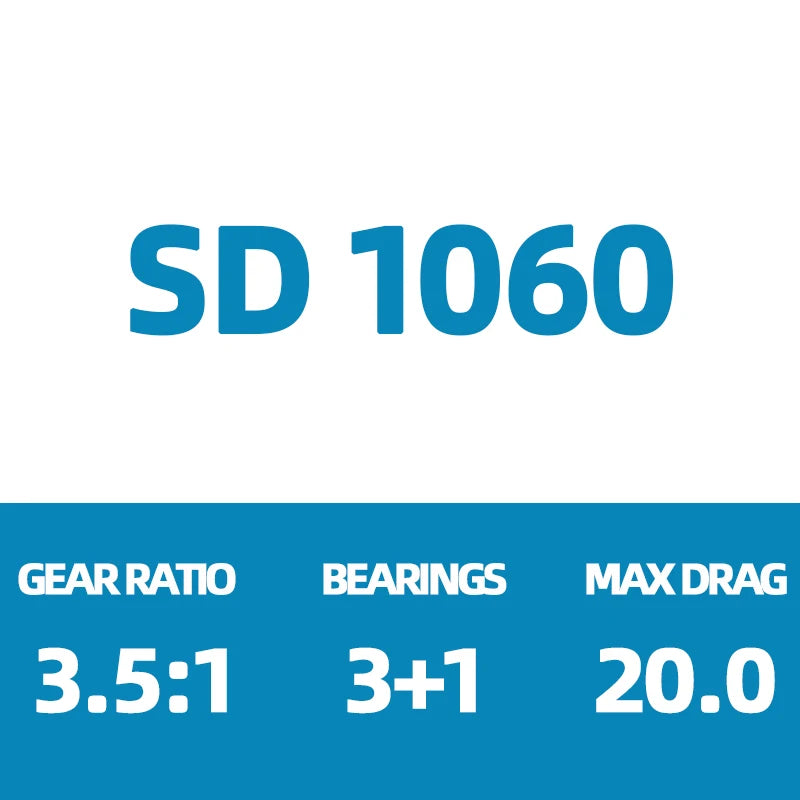 Shimano Activecast SD Surfcast Spinning Reel – 20KG Drag, 3+1BB