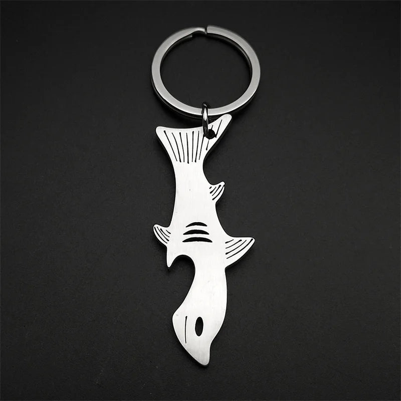 Maris Lure Shark Fish Bottle Opener Keyring – Stainless Steel Fishing Gift