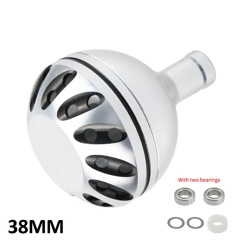 EKfan Aluminum Fishing Reel Handle Knob – 30/35/38mm, 4MM Shaft