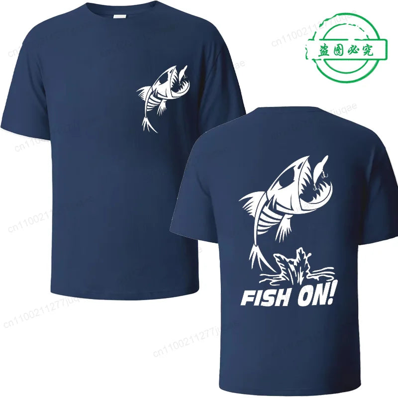 Funny Fisherman T-Shirt – Casual O-Neck Short Sleeve Tee | XXS–4XL