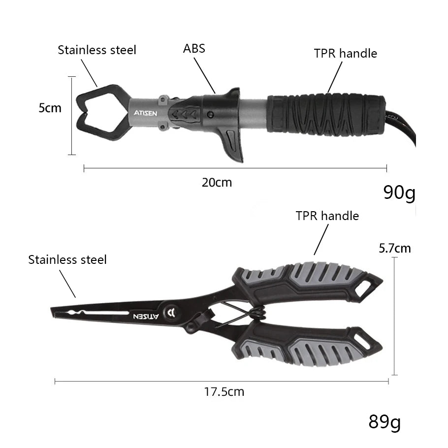 Maris Lure Fishing Pliers & Fish Grips – Multifunctional Tackle Tool