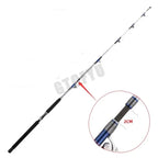 GTOFYU Saltwater Trolling Rod 50KG – 2-Piece, Roller Guides, 1.98M/2.1M