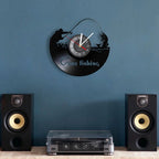 Maris Lure Gone Fishing Vinyl Record Wall Clock – 30cm | Optional LED