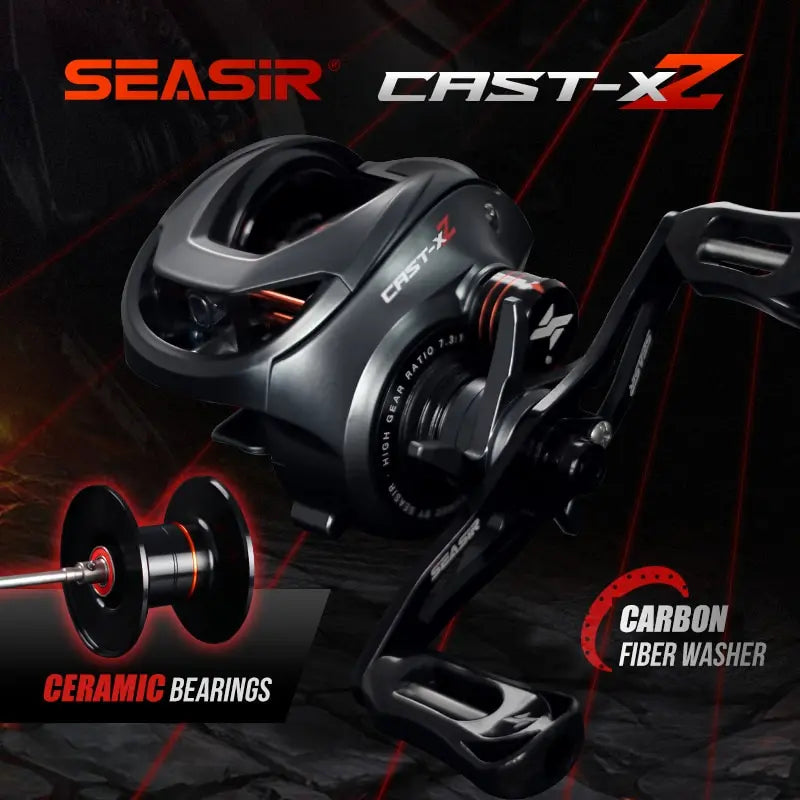 SEASIR Cast X2 Baitcasting Reel 7.3:1 High-Speed