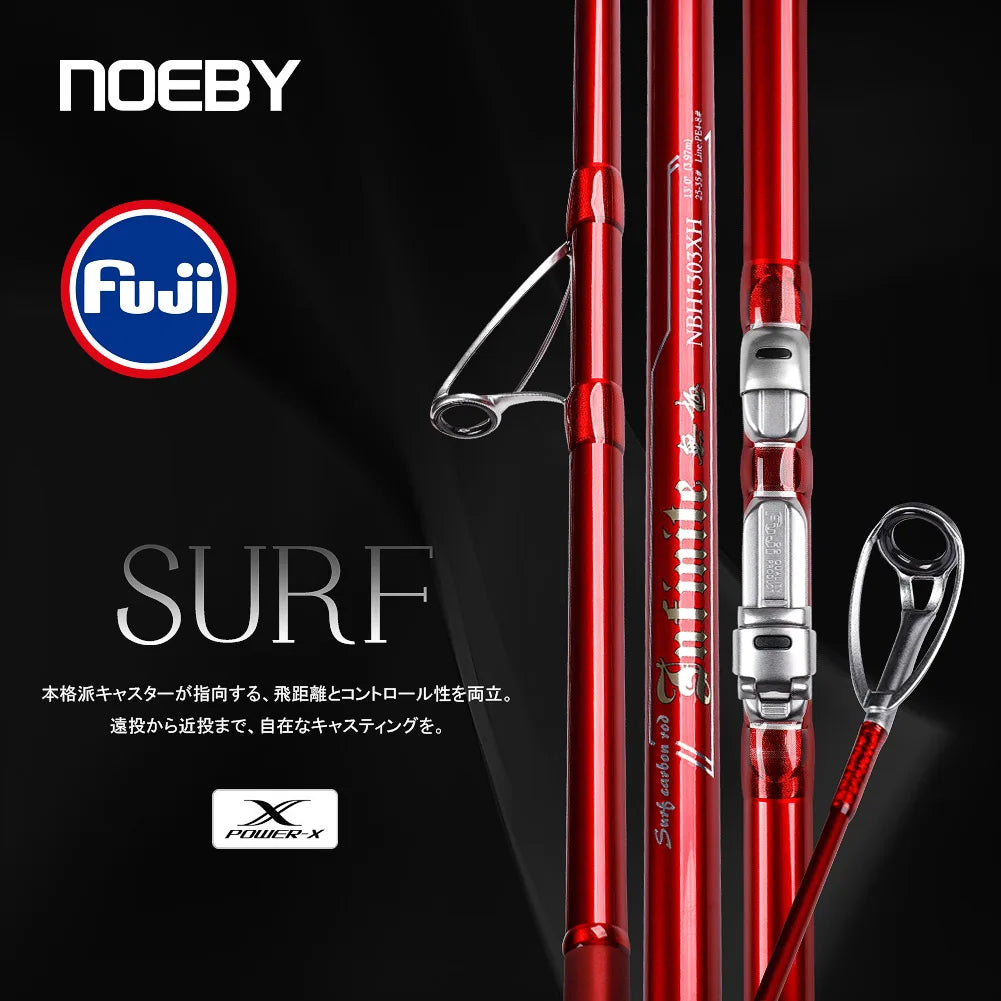 NOEBY Infinite Surf Casting Rod 397BX/428BX 100-260g Carbon