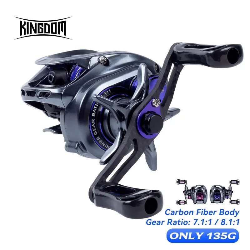 Maris Lure Kingdom Baitcast Reel 135g – Ultra Light 8+1BB 4KG Drag