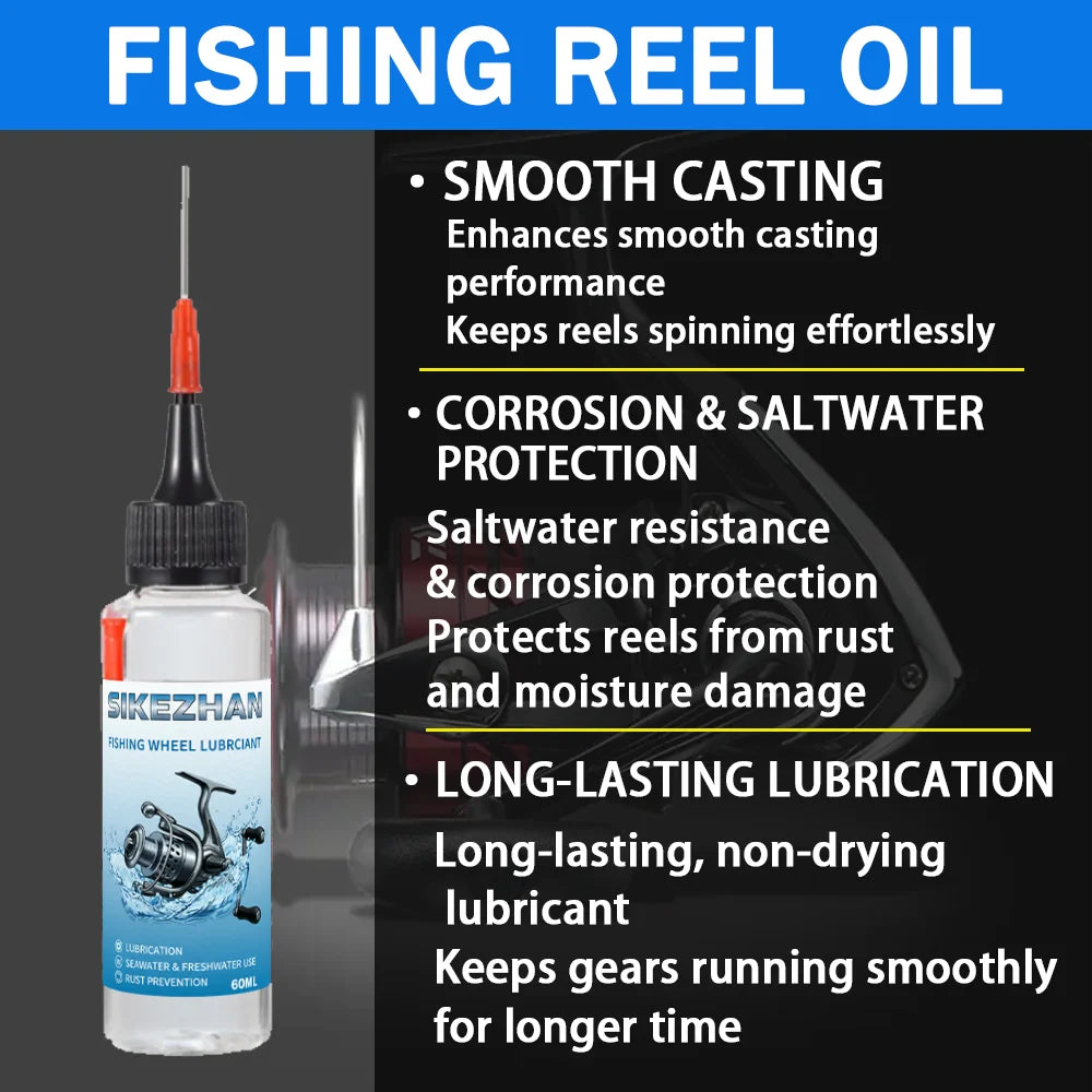Maris Lure Fishing Reel Lubricant Oil – Anti-Rust Saltwater 60-300ml