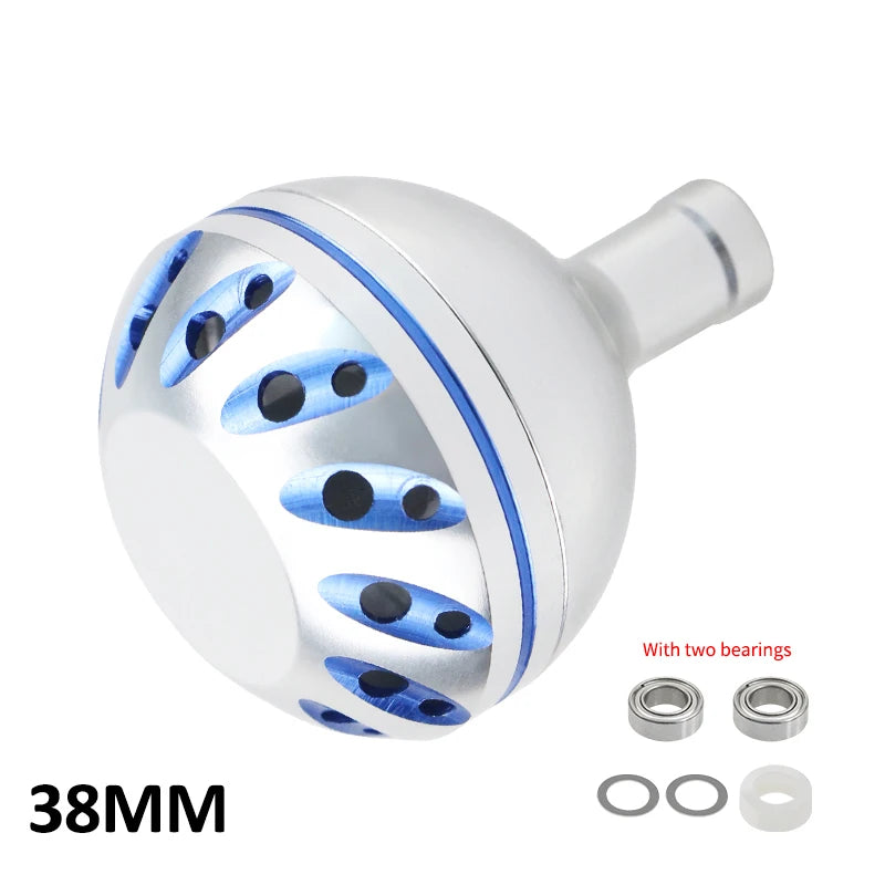 EKfan Aluminum Fishing Reel Handle Knob – 30/35/38mm, 4MM Shaft