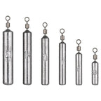 Fishing Weight Sinker 5pcs – Drop & Cylindrical, 3.5g–20g Lead Sinker