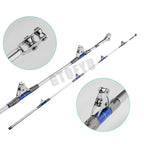 GTOFYU Saltwater Trolling Rod 50KG – 2-Piece, Roller Guides, 1.98M/2.1M