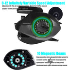 SAMOLLA Electronic Baitcasting Reel – LED Display